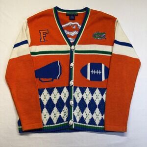 Vintage Florida Gators Cardigan Sweater S NCAA Grandpacore Collegiate Knit Retro